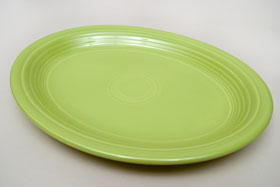 Chartreuse Vintage Fiesta Large Oval Platter