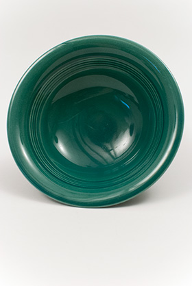 Harlequin Pottery Oatmeal Bowl in Original Spruce Glaze