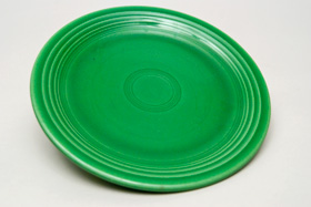 Medium Green Fiesta 7 inch Plate Fiestaware Pottery For Sale Medium Green Fiesta 7 inch Plate Fiestaware Pottery For Sale