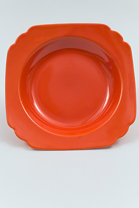 Red Riviera Deep Plate