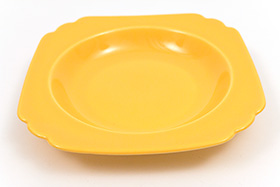 Riviera Deep Plate in Original Yellow Glaze