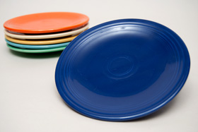 Vintage Fiestaware Plate in Original Cobalt Vintage Fiestaware Plate in Original Cobalt