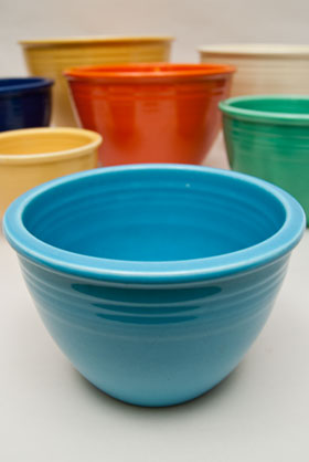 Turquoise Fiesta No. 2 Turquoise Nesting Bowl For Sale Turquoise Fiesta No. 2 Turquoise Nesting Bowl For Sale
