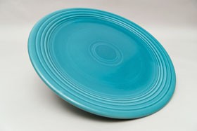 50s Fiestaware original turquoise 13inch chop plate 50s Fiestaware original turquoise 13inch chop plate
