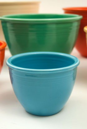 Vintage Fiesta Nesting Bowl Number One in Original Turquoise Glaze Vintage Fiesta Nesting Bowl Number One in Original Turquoise Glaze