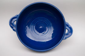 Vintage Fiestaware Cobalt Blue Cream Soup Bowl: Fiesta Dinnerware 30s 40s 50s 60s For Sale
Vintage Fiestaware Cobalt Blue Cream Soup Bowl: Fiesta Dinnerware 30s 40s 50s 60s For Sale