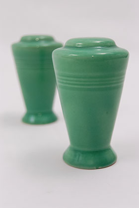 Vintage Harlequin Pottery Salt and Pepper Shakers in Original Turquoise Glaze Vintage Harlequin Pottery Salt and Pepper Shakers in Original Turquoise Glaze