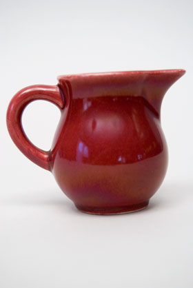 Vintage Harlequin Individual Creamer in Maroon: Harlequin Dinnerware 30s 40s American Solid Color Dinnerware For Sale
Vintage Harlequin Individual Creamer in Maroon: Harlequin Dinnerware 30s 40s American Solid Color Dinnerware For Sale
