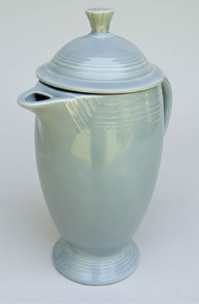 Rare Fiesta Vintage Gray Coffeepot 50s Fiestaware For Sale
Rare Fiesta Vintage Gray Coffeepot 50s Fiestaware For Sale