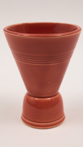 Vintage Harlequin Double Egg Cup in Rose: Harlequin Dinnerware 30s 40s American Solid Color Dinnerware For Sale
Vintage Harlequin Double Egg Cup in Rose: Harlequin Dinnerware 30s 40s American Solid Color Dinnerware For Sale