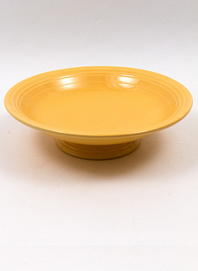 Original Yellow Fiestaware 12 Inch Footed Comport Original Yellow Fiestaware 12 Inch Footed Comport