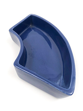 Fiesta Relish Side Insert in Original Blue Glaze