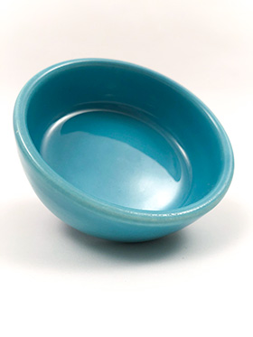 Fiesta Relish Tray Center Insert in Original Turquoise Glaze Fiesta Relish Tray Center Insert in Original Turquoise Glaze