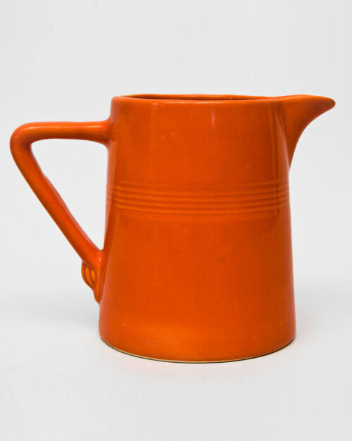 Vintage Harlequin Red 22 ounce jug pitcher