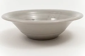 Harlequin Pottery Oatmeal Bowl in Original Gray Glaze