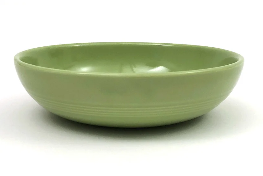 1950s chartreuse green harlequin individual salad bowl