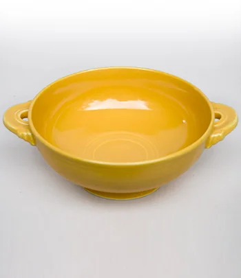 Yellow Vintage Fiestaware Cream Soup Bowl