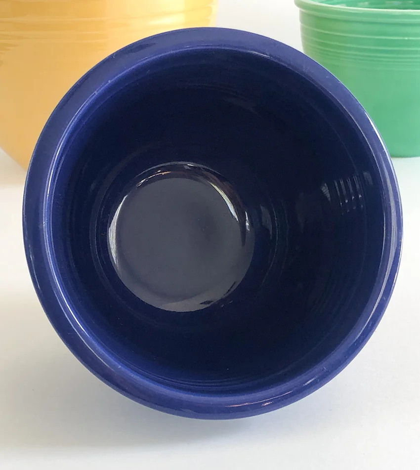 cobalt blue vintage fiesta number 2 mixing bowl for sale