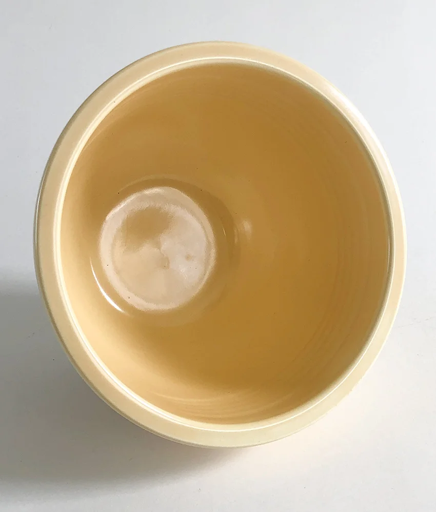 ivory fiestaware mixing bowl number two size 1938-1942 original fiestaware