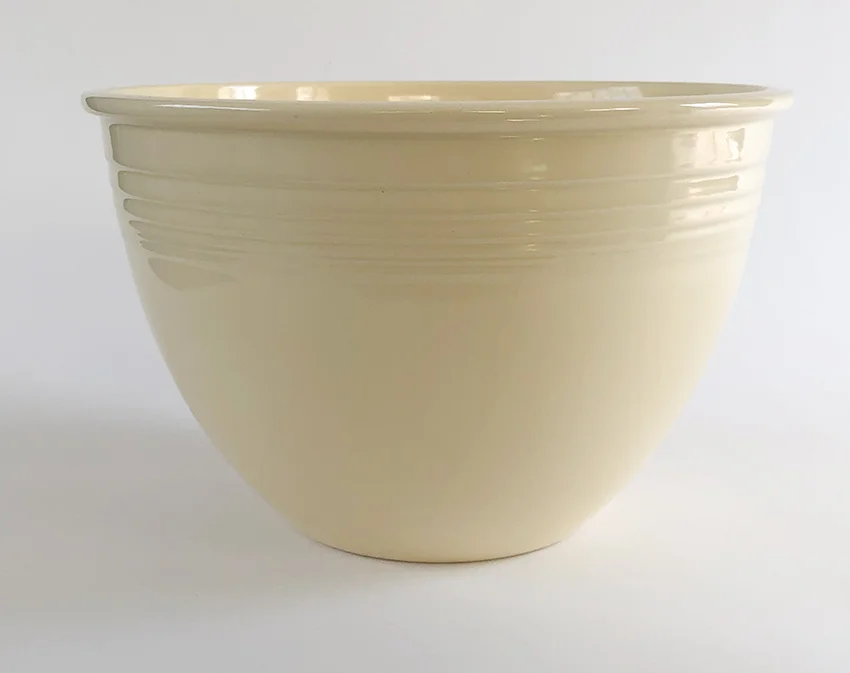 ivory fiestaware mixing bowl rings number 7 seven 1936-1938  original fiestaware