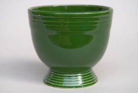 Vintage Fiesta Forest Green Egg Cup  Fiestaware Pottery Vase: Gift, Rare, Hard to Find, Buy Onlline Now, American Antique Pottery