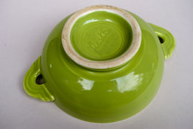 50s Fiestaware Chartreuse Fiestaware Cream Soup Bowl