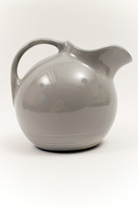 50s Gray Harlequin Service Water Pitcher