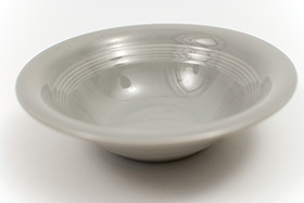 Harlequin Pottery Oatmeal Bowl in Original Gray Glaze