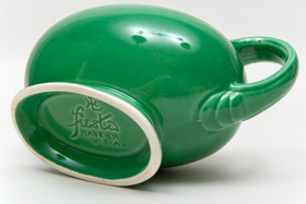 Vintage Fiesta Medium Green Sauce Boat  Fiestaware Pottery Vase: Gift, Rare, Hard to Find, Buy Onlline Now, American Antique Pottery