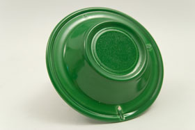 Vintage Fiesta Medium Green Ashtray: Gift, Rare, Hard to Find, Buy Onlline Now, American Antique Pottery