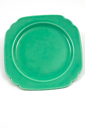 Vintage Riviera Pottery Original Green Salad Plate