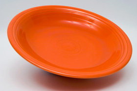 Original Radioactive Red Fiestaware 12 Inch Footed Comport
