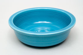 Turquoise Vintage Fiestaware Turquoise Berry Bowl For Sale
