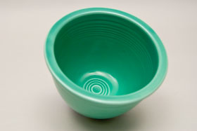  Vintage Fiesta Nesting Bowl Number One in Light Green For Sale