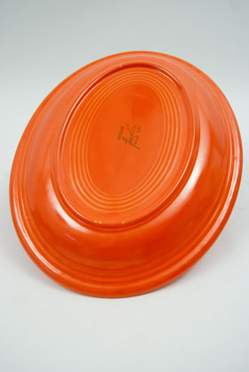Original Radioactive Red Vintage  Fiesta Large Oval Platter