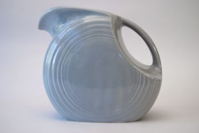 50s Colors Vintage Gray Fiesta Vintage Disk Water Pitcher Fiestaware For Sale Old Authentic