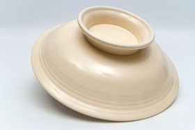 Original Ivory Fiestaware 12 Inch Footed Comport