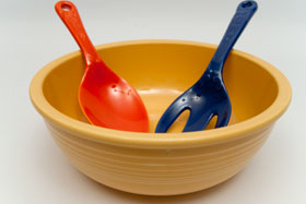 Original Cobalt Kitchen Kraft Fork: GoAlong Fiestaware Pottery For Sale