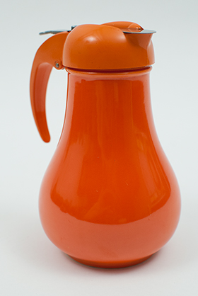 Red vintage fiestaware syrup pitcher for sale