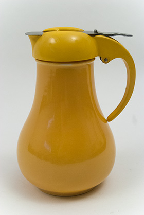 Rare Vintage Fiesta Yellow Syrup Pitcher For Sale