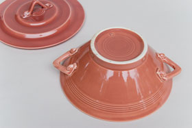 Harlequin Pottery Rose Covered Casserole: Pottery for Sale       