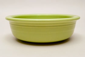  Vintage Fiestaware 50s Chartreuse Fruit Bowl For Sale