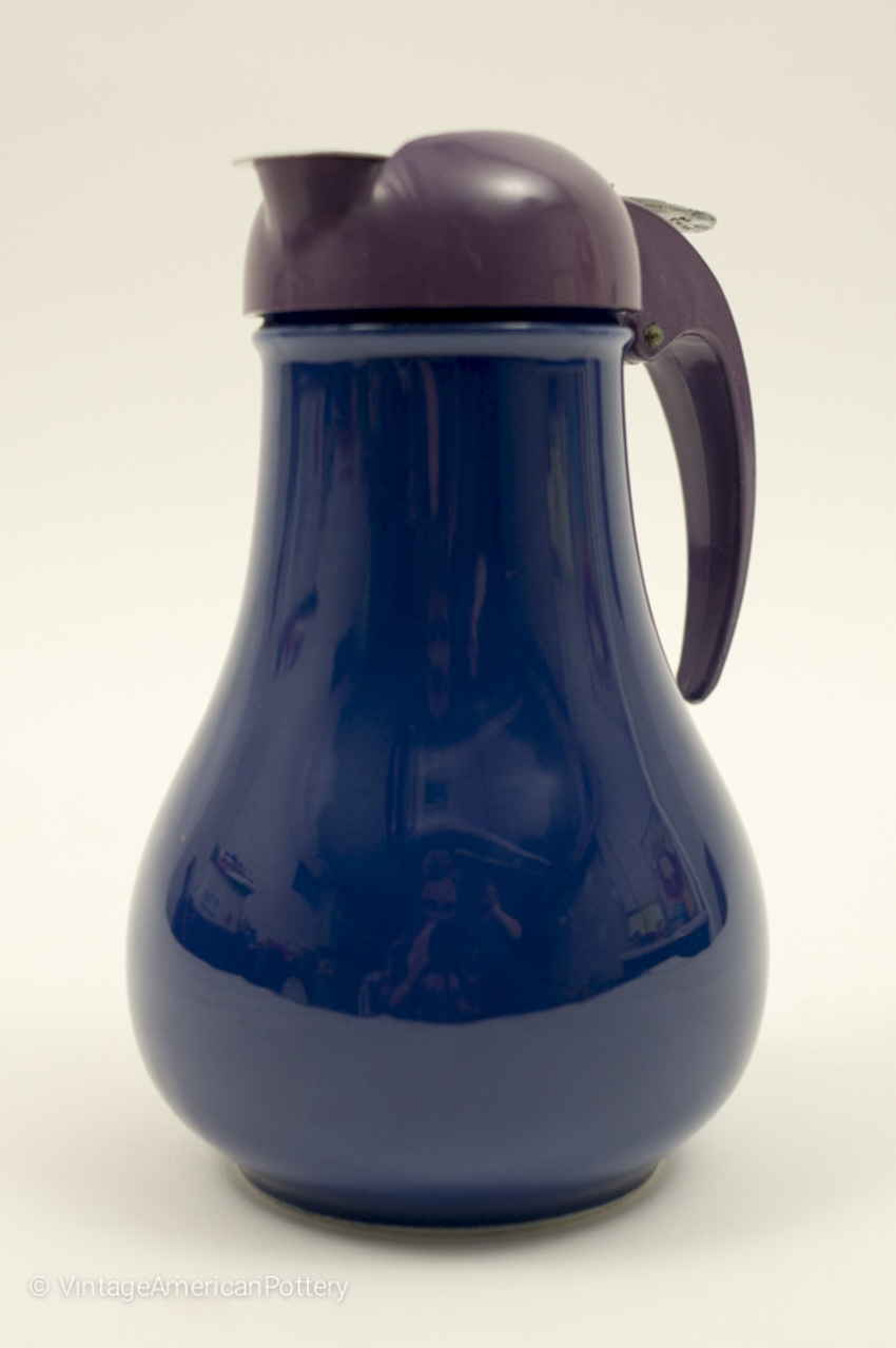 cobalt blue vintage fiestaware syrup pitcher for sale