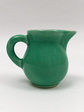 Vintage Homer Laughlin Woolworths Toy Individual Creamer in Original Light Green Glaze for Sale Vintage Homer Laughlin Woolworths Toy Individual Creamer in Original Light Green Glaze for Sale