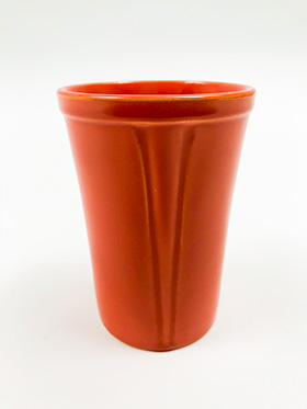  Riviera Pottery for Sale: Red Juice Tumbler from vintagefiestaware.com
      