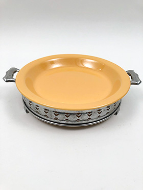 Kitchen Kraft Pie Plat in Original Yellow: Hard to Find Go-Along Fiestaware Pottery For Sale  