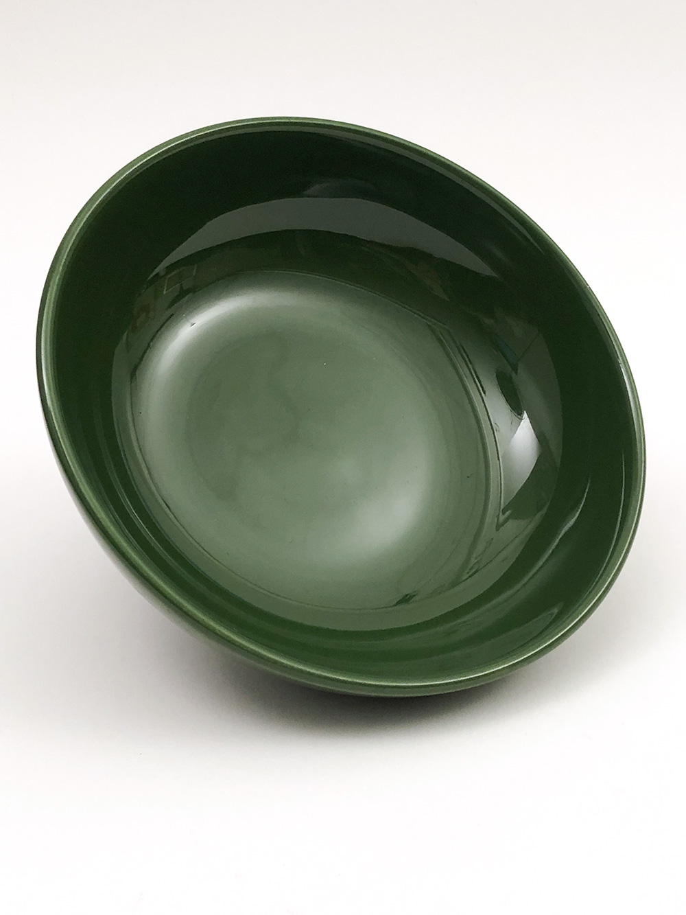 dark forest green harlequin individual salad bowl