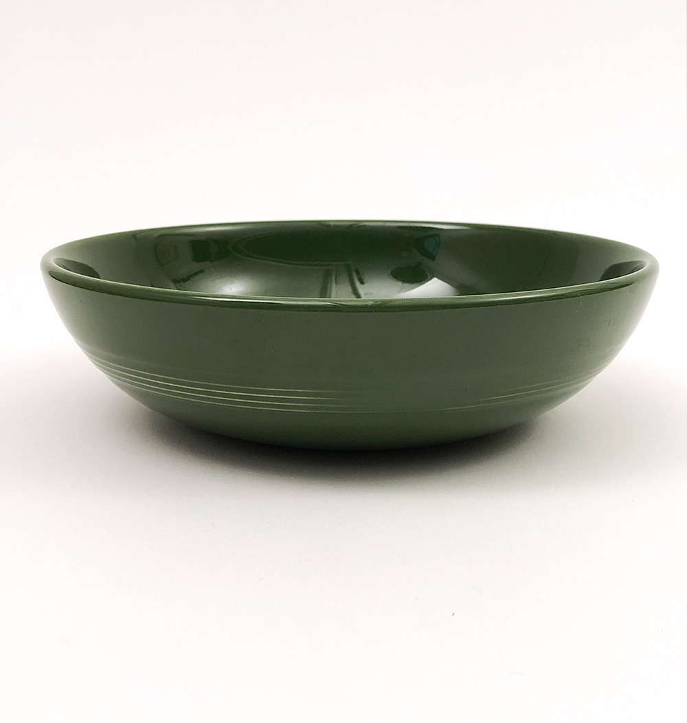 dark forest green harlequin individual salad bowl