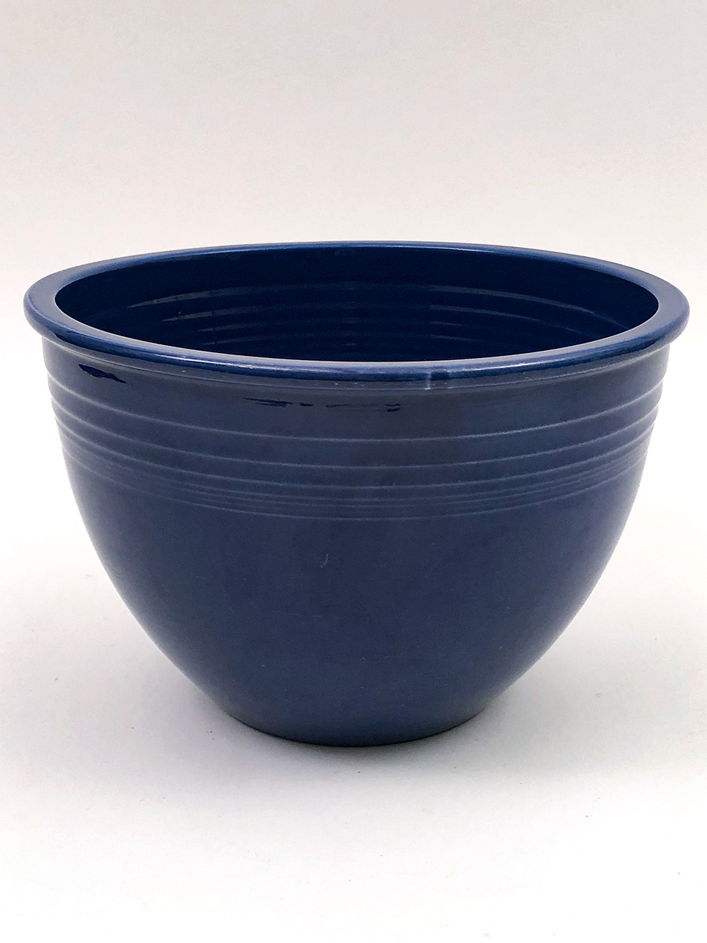 blue fiestaware number 7 seven vintage fiesta bowl 