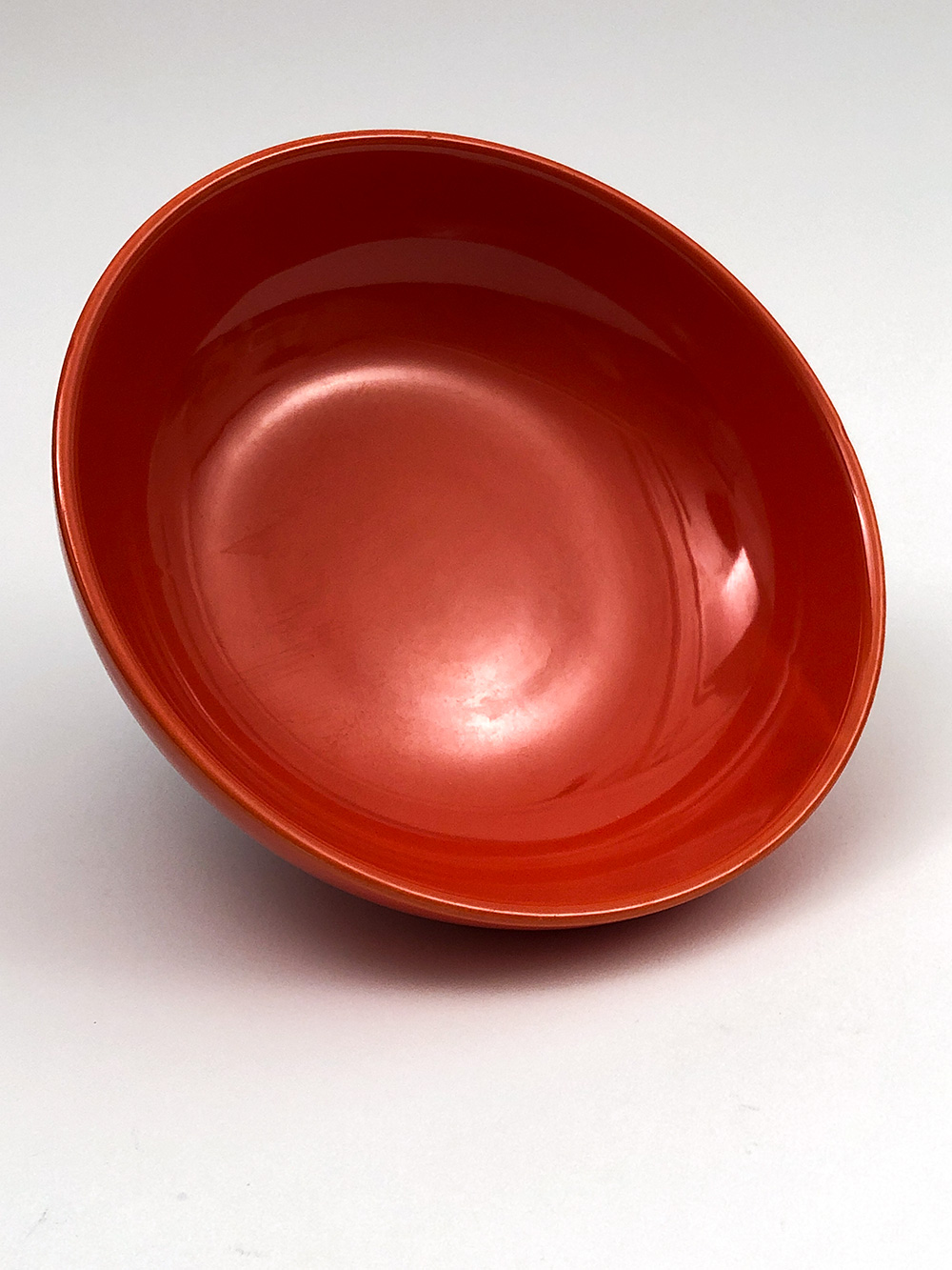 red harlequin individual salad bowl